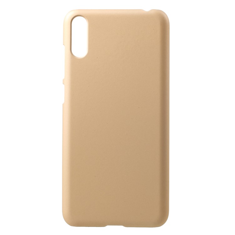 Rubberized Hard Case Phone Shell for Huawei Enjoy 9 / Y7 Pro (2019) - Gold-1