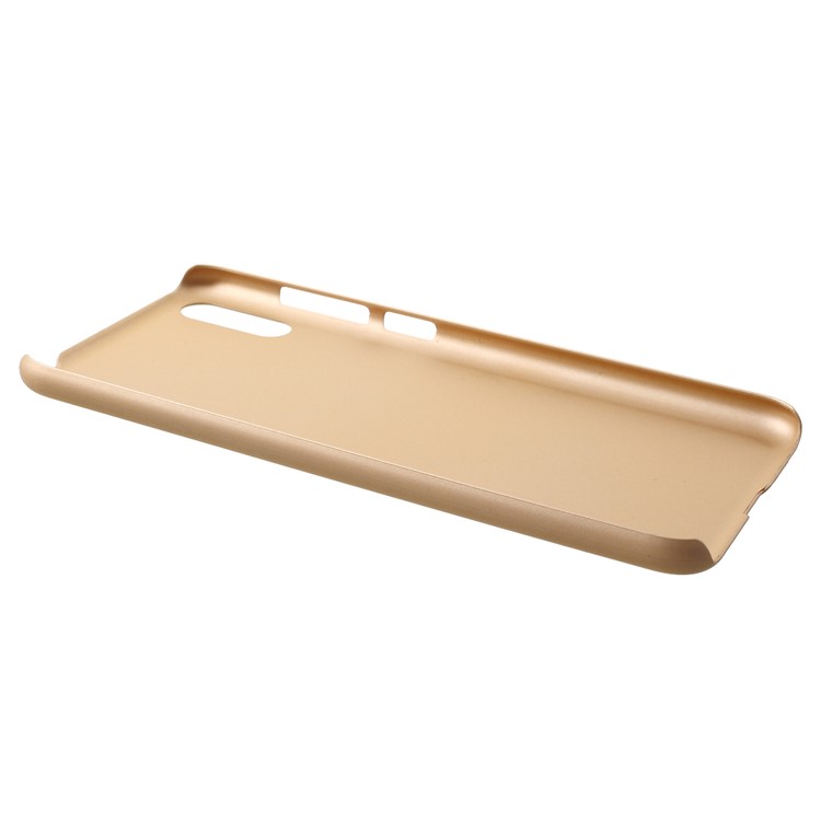 Rubberized Hard Case Phone Shell for Huawei Enjoy 9 / Y7 Pro (2019) - Gold-3