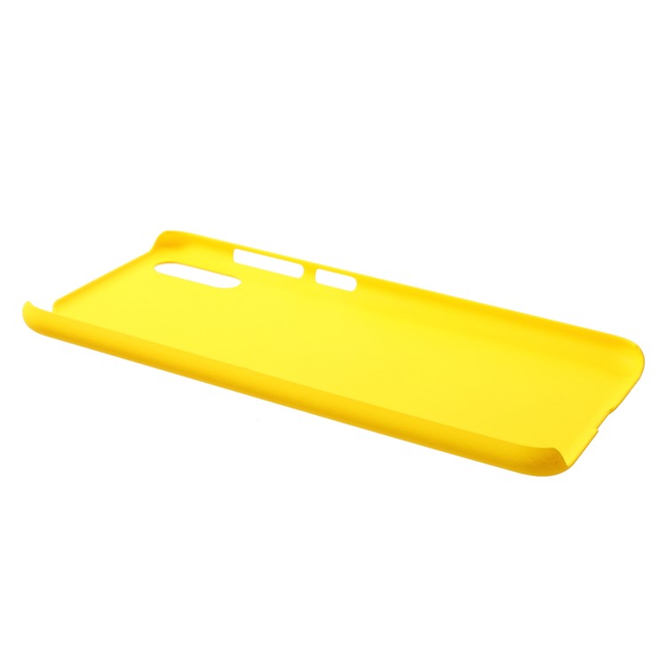 Custodia Rigida Gommata Per Huawei Enjoy 9 / Y7 Pro (2019) - Giallo-3