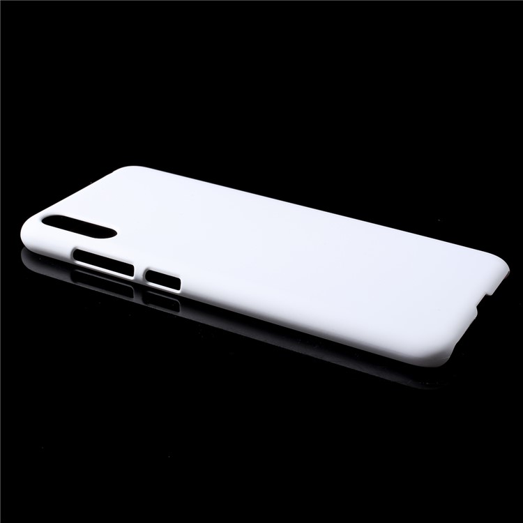 copertura Rigida In Gomma Per PC Per Huawei Enjoy 9 / Y7 Pro (2019) - Bianca-2