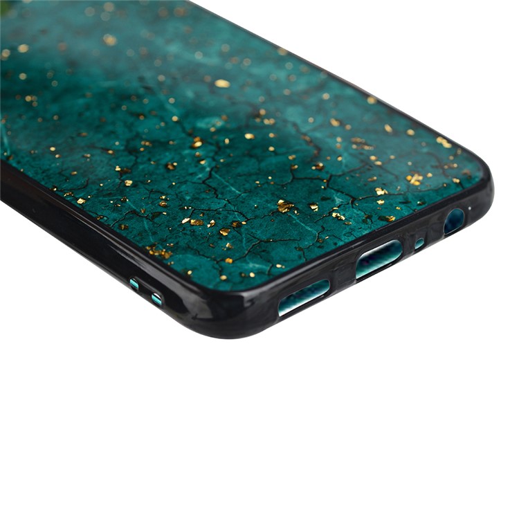 Epoxy Gold-stamping TPU Back Shell for Huawei Y9 (2019) / Enjoy 9 Plus - Green-8