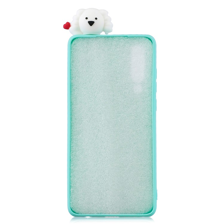 3D Cute Doll Pattern Printing TPU Shell for Huawei P30 - Cloud Pattern-3