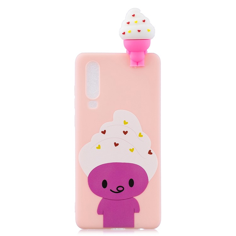 3D Cute Doll Pattern Printing TPU Mobile Phone Case for Huawei P30 - Cartoon Animal-2