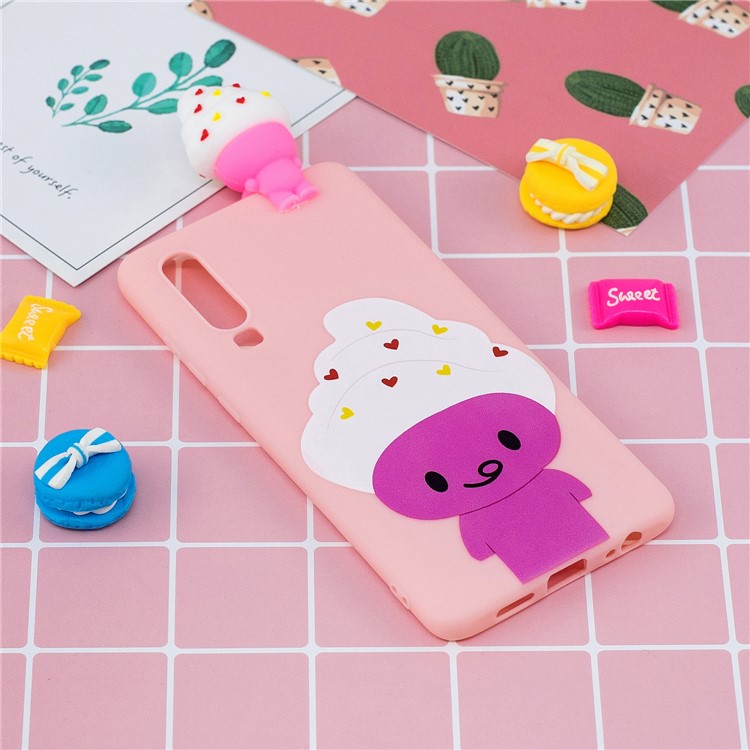 3D Cute Doll Pattern Printing TPU Mobile Phone Case for Huawei P30 - Cartoon Animal-6