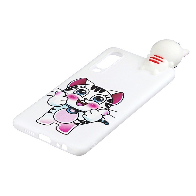 3D Cute Doll Pattern Printing TPU Cell Phone Case for Huawei P30 - Tiger-4