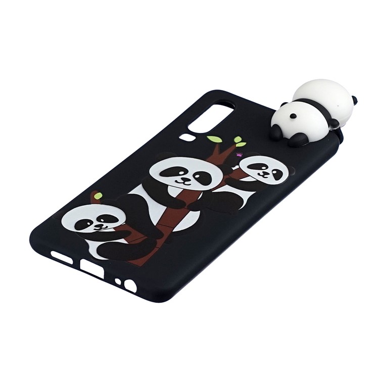 3D Cute Doll Pattern Printing TPU Case Cover Shell for Huawei P30 - Lovely Pandas-4