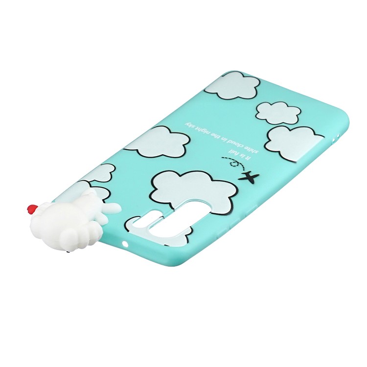 3D Cute Doll Pattern Printing TPU Case for Huawei P30 Pro - Cloud Pattern-5