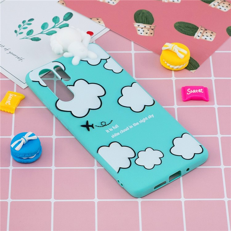 3D Cute Doll Pattern Printing TPU Case for Huawei P30 Pro - Cloud Pattern-6
