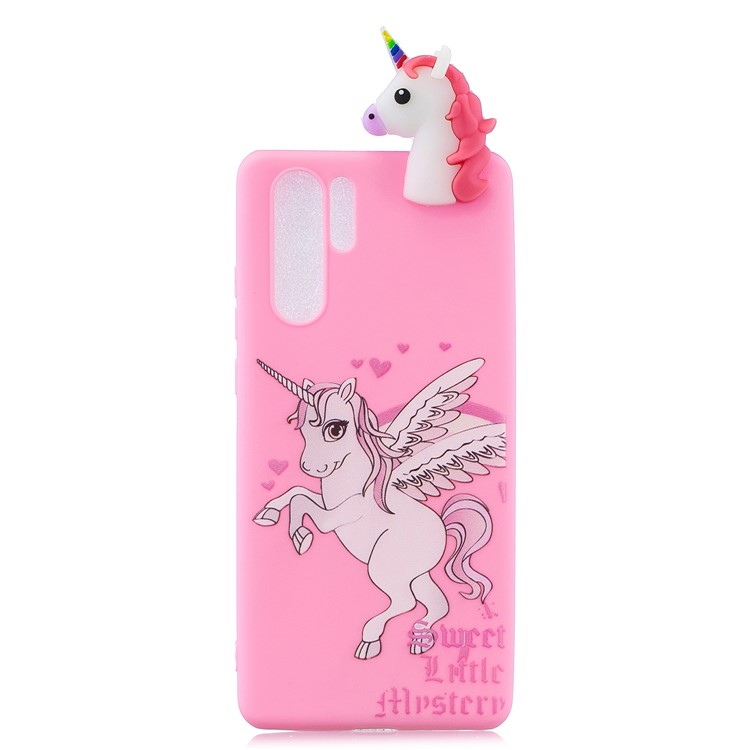 3D Cute Doll Pattern Printing TPU Shell Case for Huawei P30 Pro - Unicorn-2