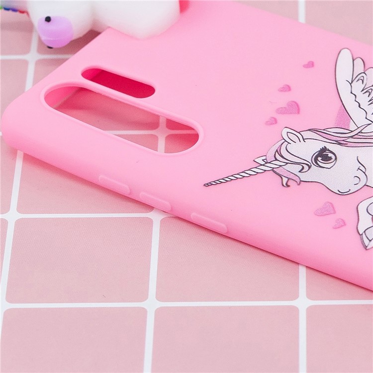 3D Cute Doll Pattern Printing TPU Shell Case for Huawei P30 Pro - Unicorn-7