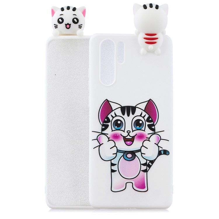 3D Cute Doll Pattern Printing TPU Phone Case for Huawei P30 Pro - Tiger-1