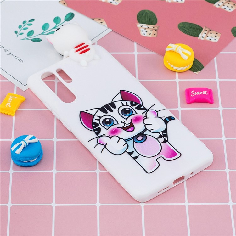 3D Cute Doll Pattern Printing TPU Phone Case for Huawei P30 Pro - Tiger-6