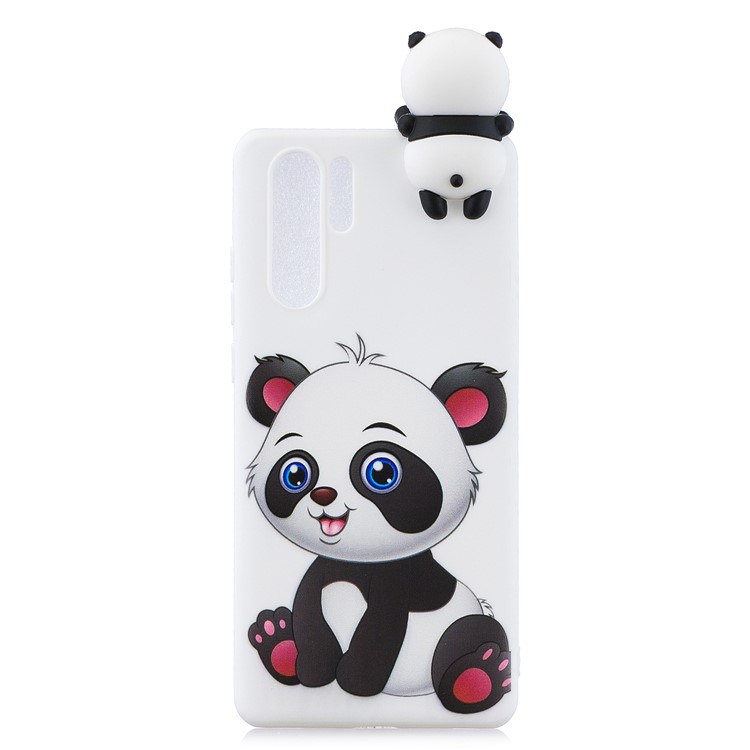 3D Cute Doll Pattern Printing TPU Shell Cover Case for Huawei P30 Pro - Adorable Panda-2