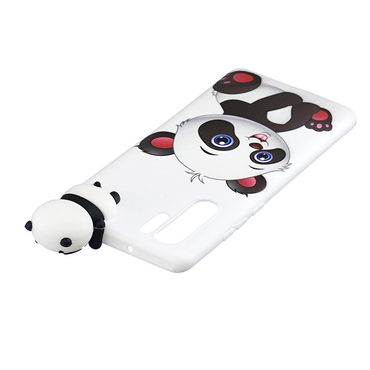 3D Cute Doll Pattern Printing TPU Shell Cover Case for Huawei P30 Pro - Adorable Panda-5