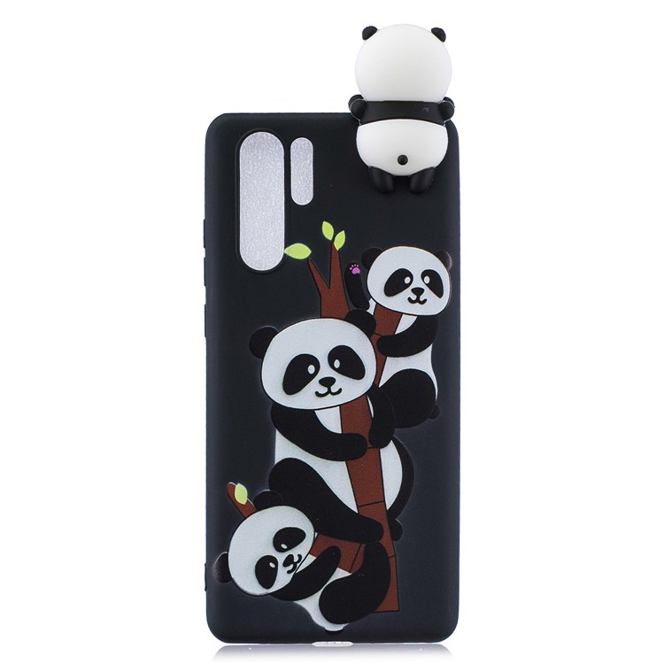 3D Cute Doll Pattern Printing TPU Protection Case for Huawei P30 Pro - Lovely Pandas-2