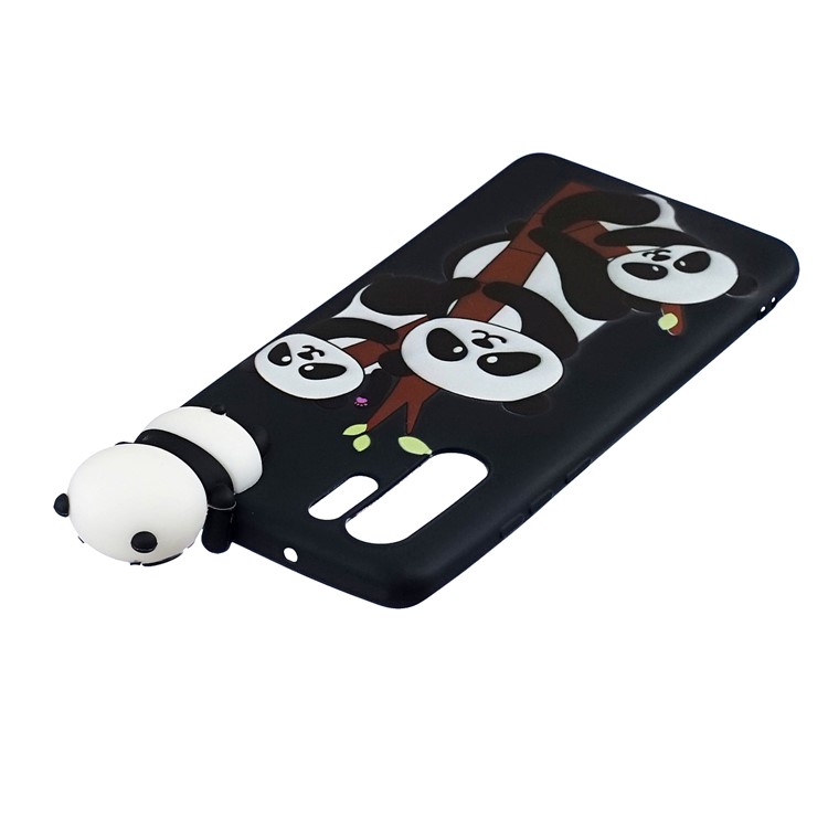 3D Cute Doll Pattern Printing TPU Protection Case for Huawei P30 Pro - Lovely Pandas-4