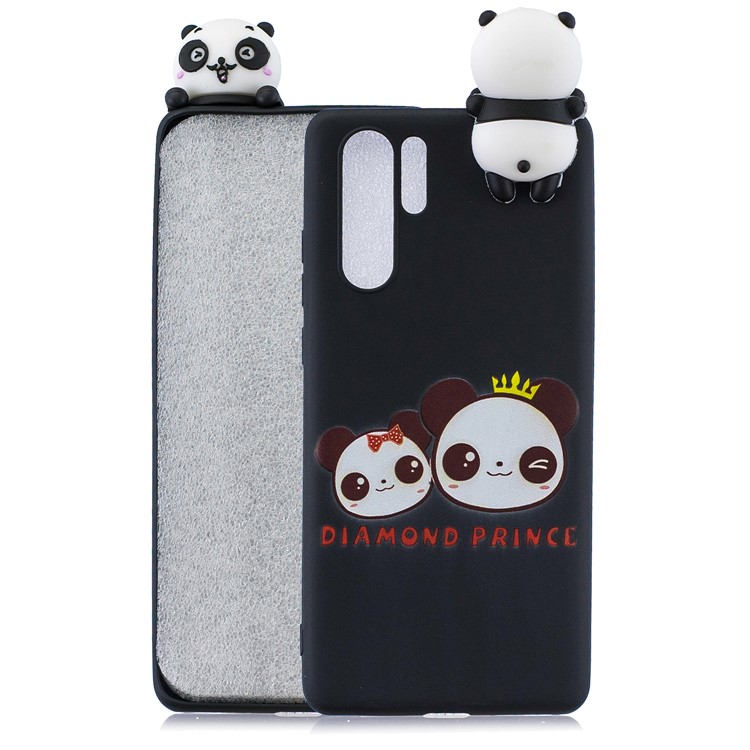 3D Cute Doll Pattern Printing TPU Case Cover Shell for Huawei P30 Pro - Diamond Prince-1
