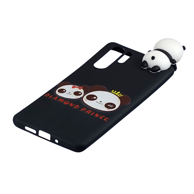 3D Cute Doll Pattern Printing TPU Case Cover Shell for Huawei P30 Pro - Diamond Prince-3