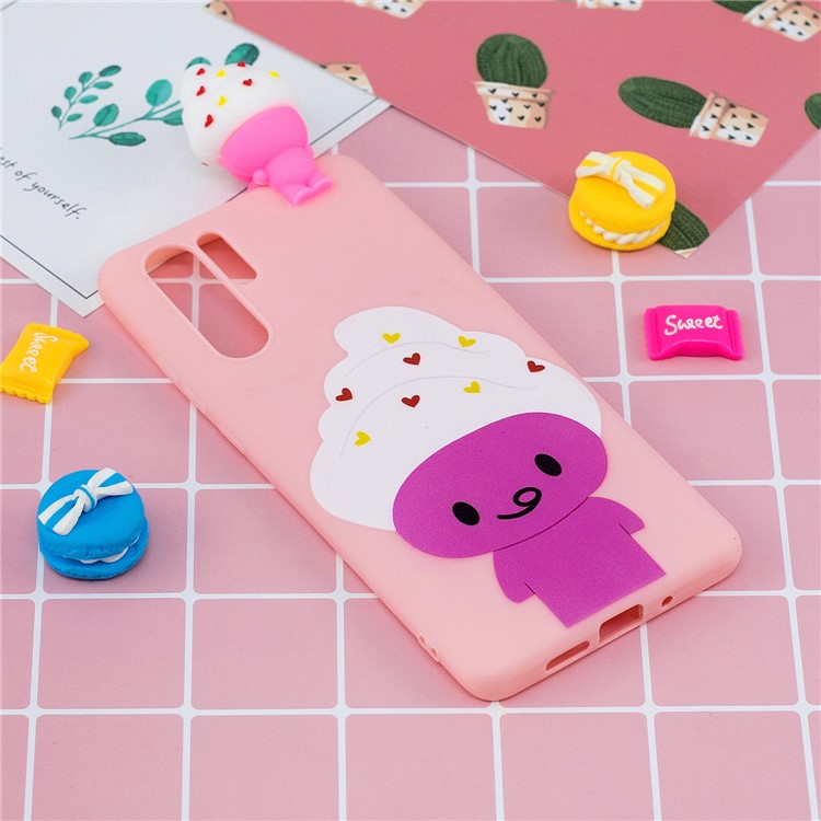 3D Cute Doll Pattern Printing TPU Cover Case Shell for Huawei P30 Pro - Cartoon Animal-6