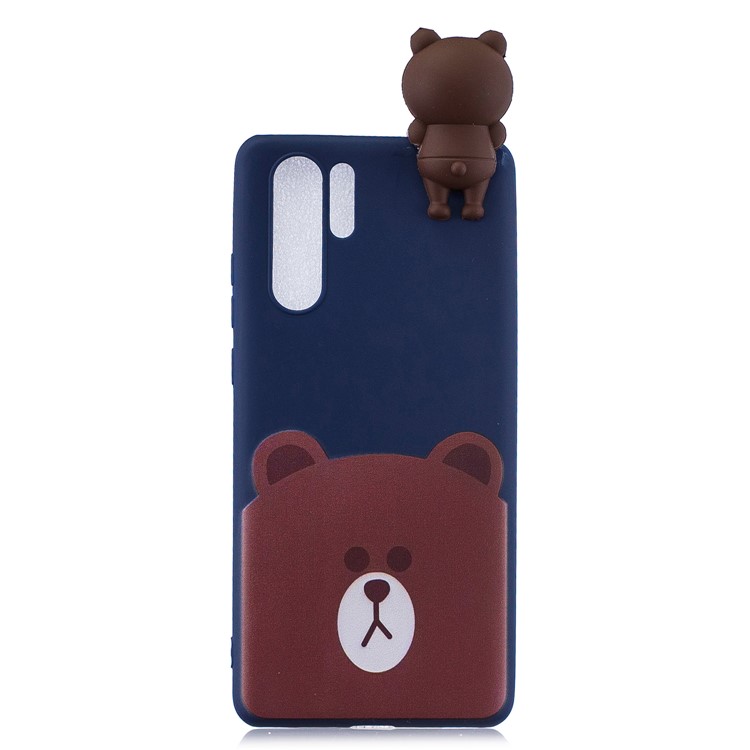 3D Cute Doll Pattern Printing TPU Soft Case for Huawei P30 Pro - Bear-2