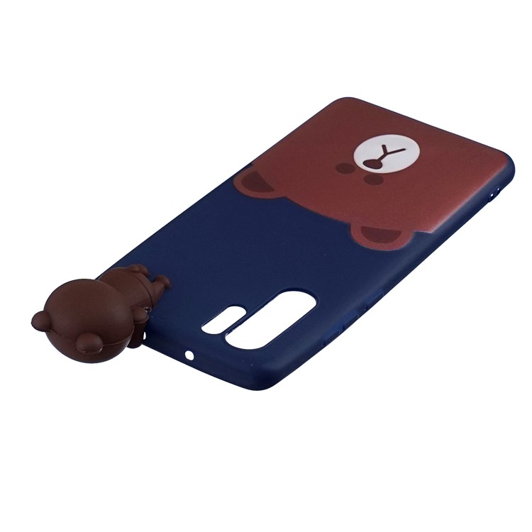 3D Cute Doll Pattern Printing TPU Soft Case for Huawei P30 Pro - Bear-4
