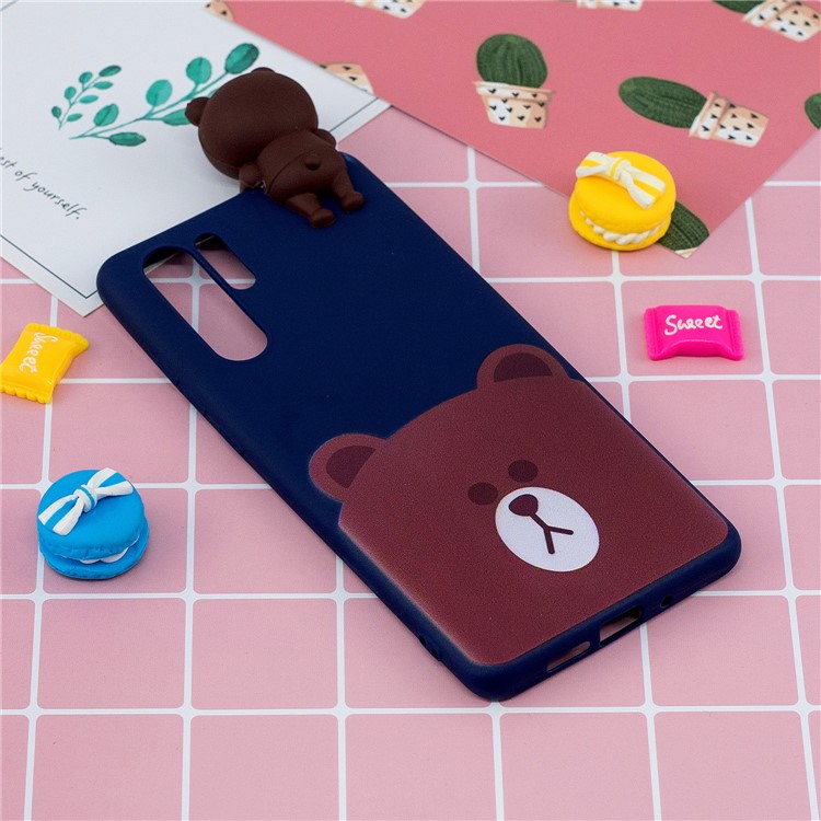 3D Cute Doll Pattern Printing TPU Soft Case for Huawei P30 Pro - Bear-5