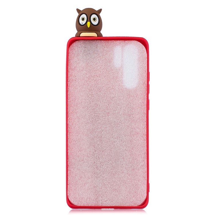 Boneca 3D Bonito Padrão De Impressão TPU Caso Acessório Para Huawei P30 Pro - Coruja Fêmea-3