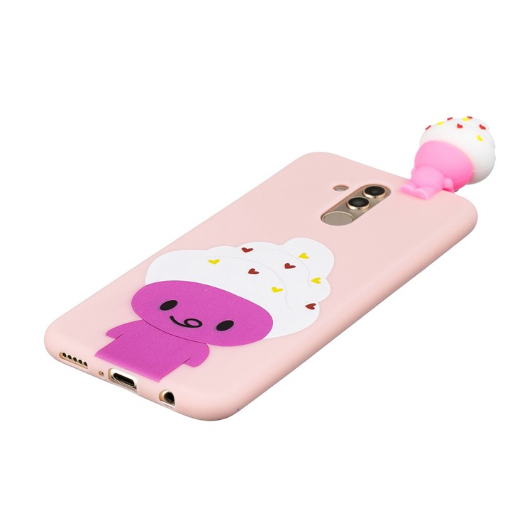 3D Cute Doll Pattern Printing TPU Back Case for Huawei Mate 20 Lite - Cartoon Animal-4