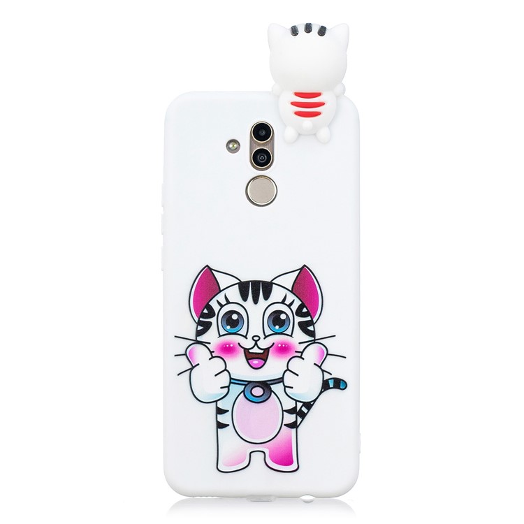 3D Cute Doll Pattern Printing TPU Case Phone Shell for Huawei Mate 20 Lite - Tiger-2