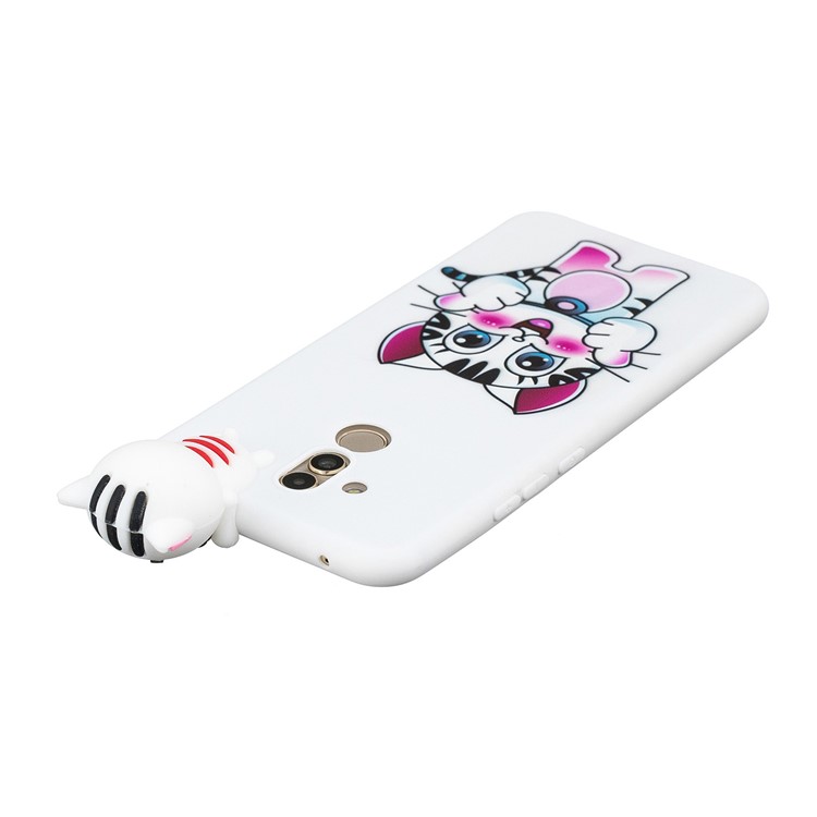 3D Cute Doll Pattern Printing TPU Case Phone Shell for Huawei Mate 20 Lite - Tiger-5