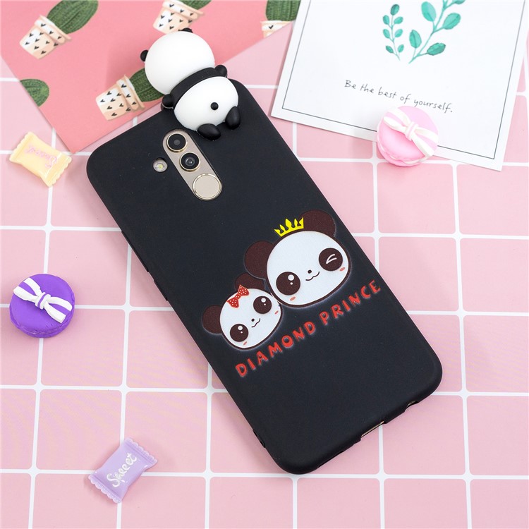 3D Cute Doll Pattern Printing TPU Cell Phone Case for Huawei Mate 20 Lite - Diamond Prince-6