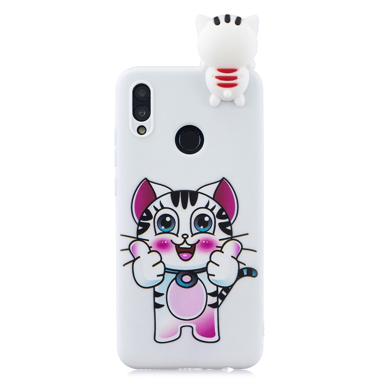 3D Cute Doll Pattern Printing TPU Case for Huawei P Smart (2019) / Honor 10 Lite - Tiger-2