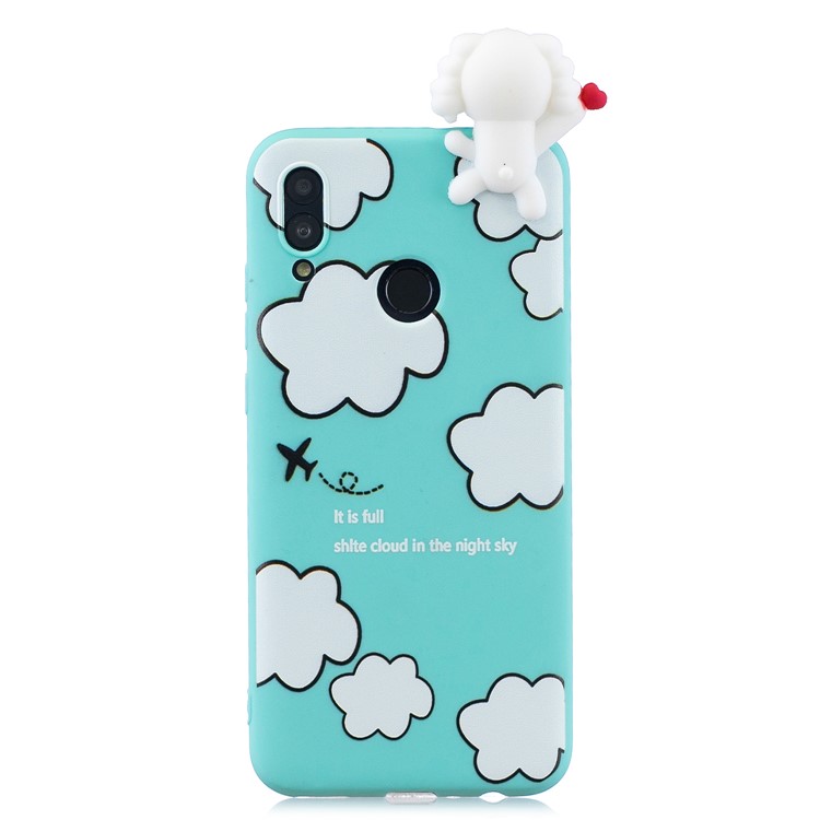 Custodia In TPU Per Stampa Simpatica Bambola 3D Per Huawei P Smart (2019) / Onore 10 Lite - Modello Di Nuvola-2