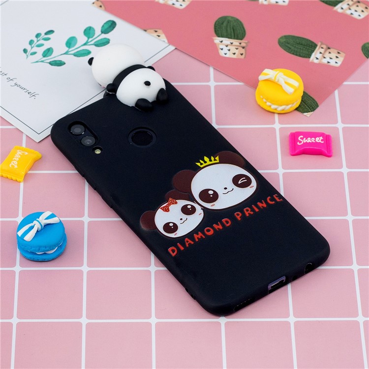 3D Cute Doll Pattern Printing TPU Cover Shell Case for Huawei P Smart (2019) / Honor 10 Lite - Diamond Prince-6