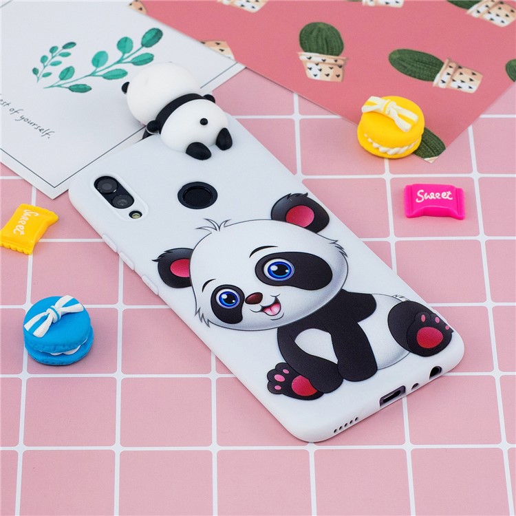 Custodia Protettiva In TPU Con Stampa 3D Per Bambola Huawei P Smart (2019) / Onore 10 Lite - Adorabile Panda-6