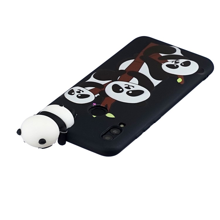 3D Cute Doll Pattern Printing TPU Soft Case for Huawei P Smart (2019) / Honor 10 Lite - Lovely Pandas-5