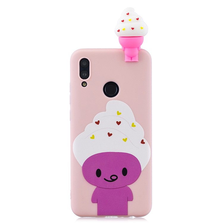 3D Cute Doll Pattern Printing TPU Mobile Phone Case for Huawei P Smart (2019) / Honor 10 Lite - Cartoon Animal-2