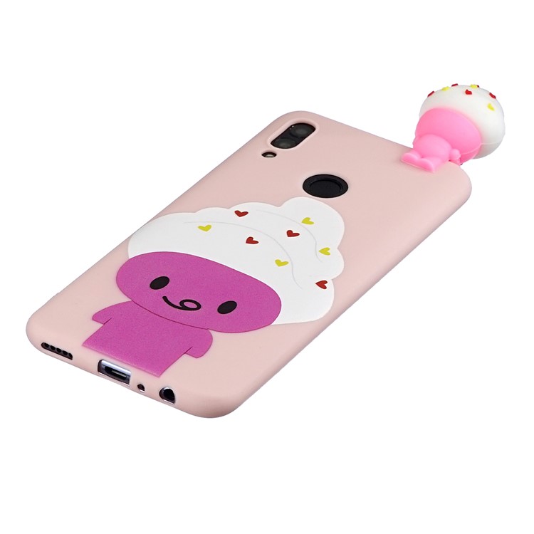 3D Cute Doll Pattern Printing TPU Mobile Phone Case for Huawei P Smart (2019) / Honor 10 Lite - Cartoon Animal-4