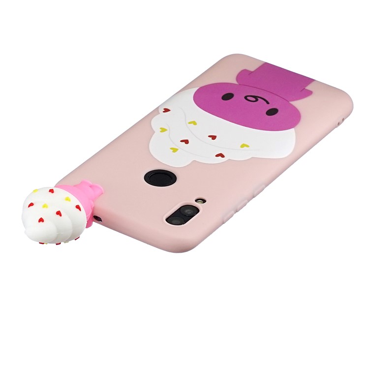 3D Cute Doll Pattern Printing TPU Mobile Phone Case for Huawei P Smart (2019) / Honor 10 Lite - Cartoon Animal-5