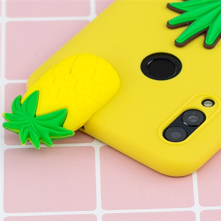 3D Pattern TPU Case for Huawei P Smart (2019) / Honor 10 Lite - Pineapple-10