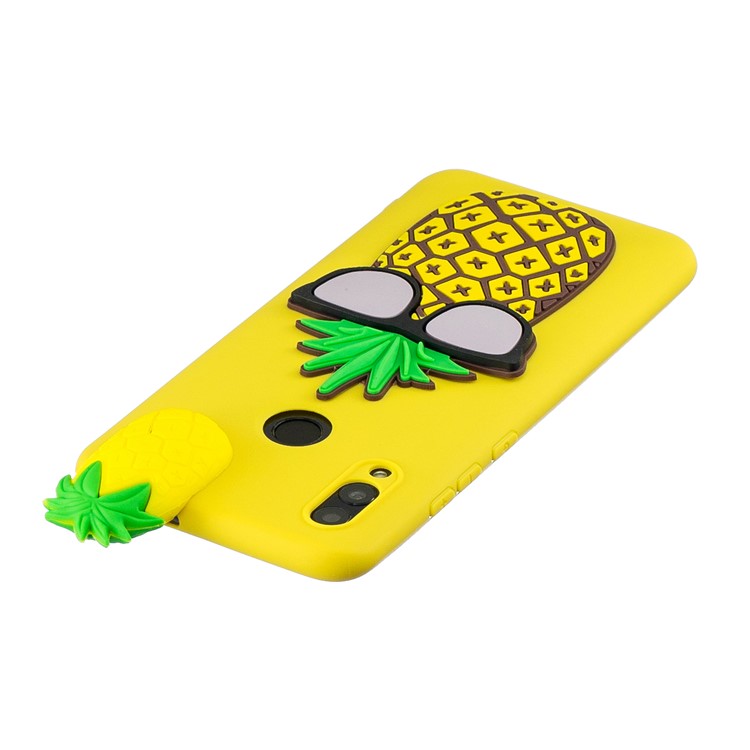 3D Pattern TPU Case for Huawei P Smart (2019) / Honor 10 Lite - Pineapple-4