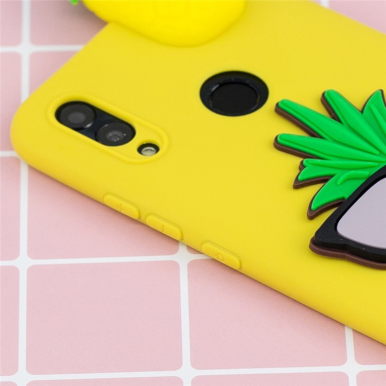 3D Pattern TPU Case for Huawei P Smart (2019) / Honor 10 Lite - Pineapple-9