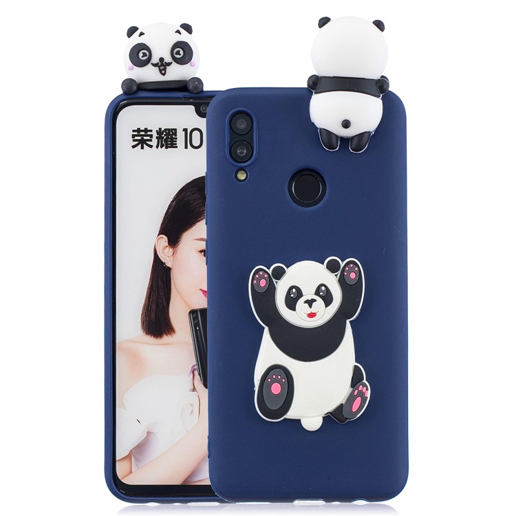 3D Pattern TPU Shell for Huawei P Smart (2019) / Honor 10 Lite - Jumping Panda-1