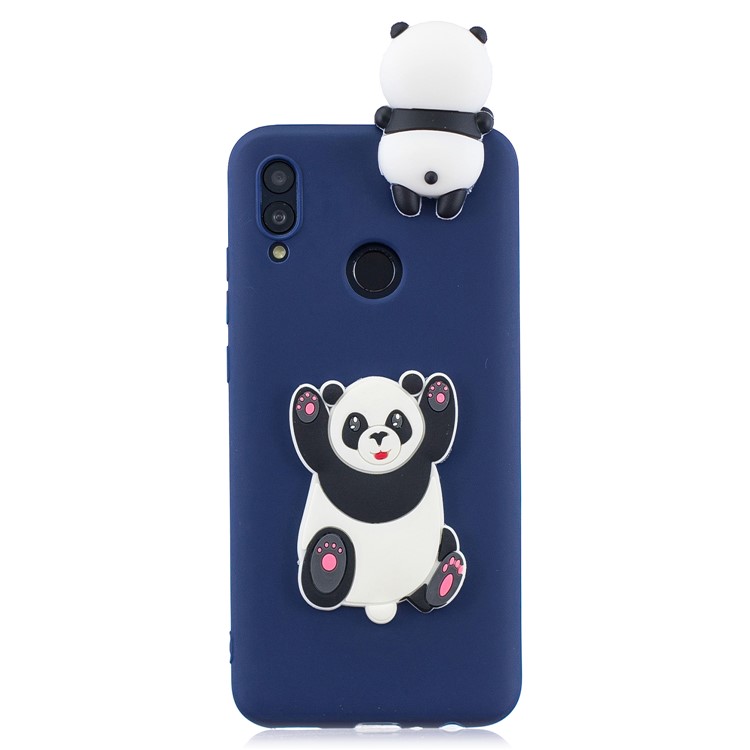 3D Pattern TPU Shell for Huawei P Smart (2019) / Honor 10 Lite - Jumping Panda-2