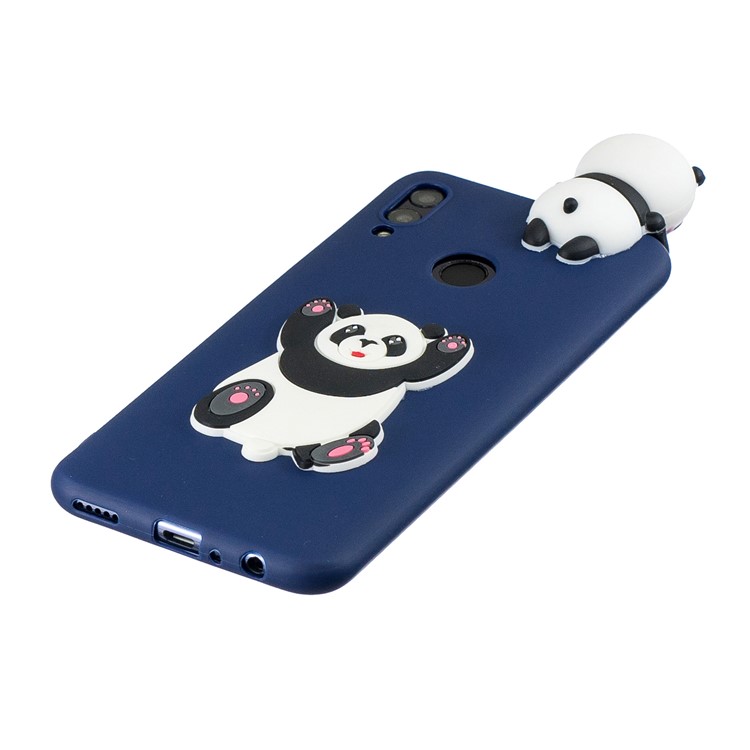 3D Pattern TPU Shell for Huawei P Smart (2019) / Honor 10 Lite - Jumping Panda-3