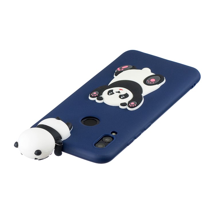3D Pattern TPU Shell for Huawei P Smart (2019) / Honor 10 Lite - Jumping Panda-4