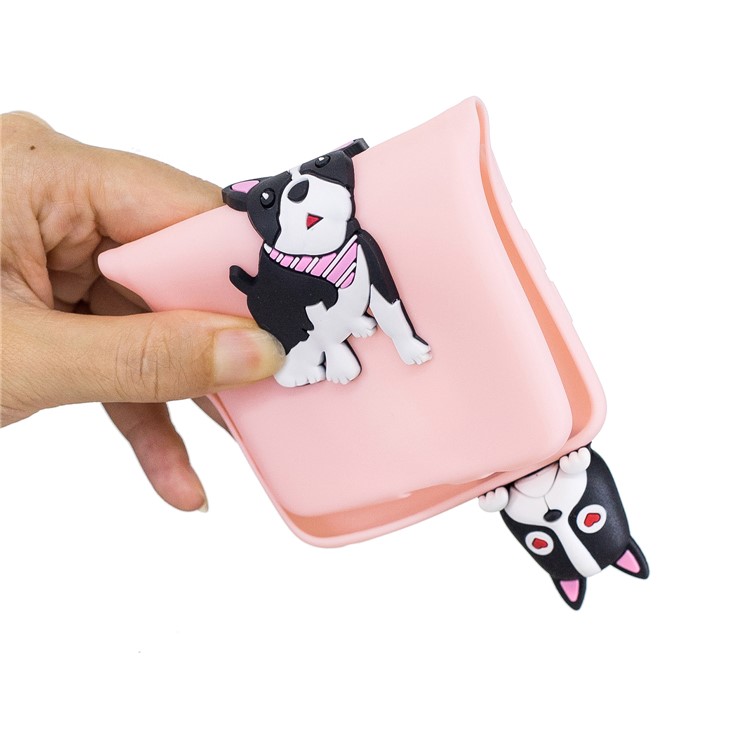 3D Pattern TPU Mobile Phone Case for Huawei P Smart (2019) / Honor 10 Lite - Dog-5
