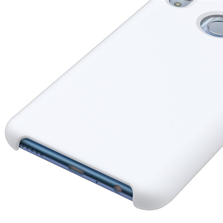 Liquid Silicone Protector Cover for Huawei Honor 10 Lite / P Smart (2019) - White-3