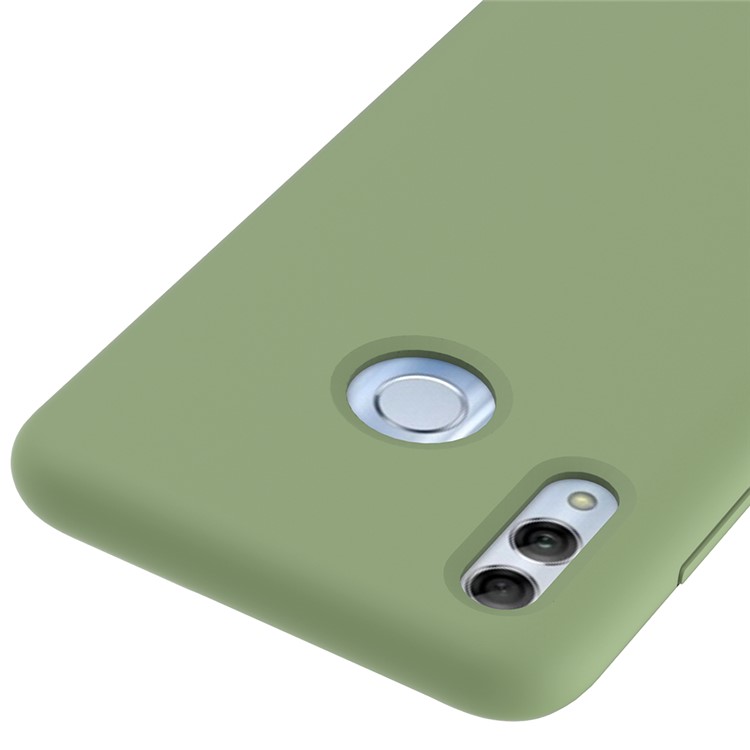 Liquid Silicone Protector Mobile Phone Shell for Huawei Honor 10 Lite / P Smart (2019) - Green-2