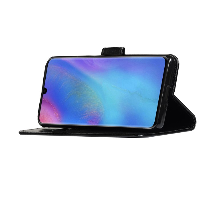 Vintage Premium PU Leather Wallet Case with Stand for Huawei P30 Pro - Black-6